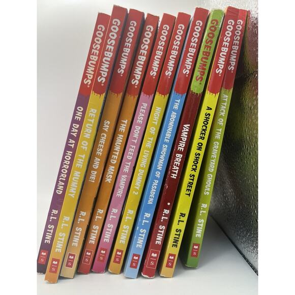 Goosebumps Other - Goosebumps RL Stein Lot 10 Books Takes Of Terror From The‎ Master Of Freight EUC